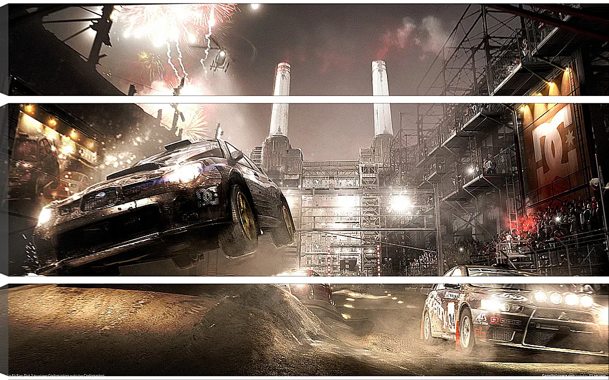 Модульная картина - Colin Mcrae: Dirt 2
