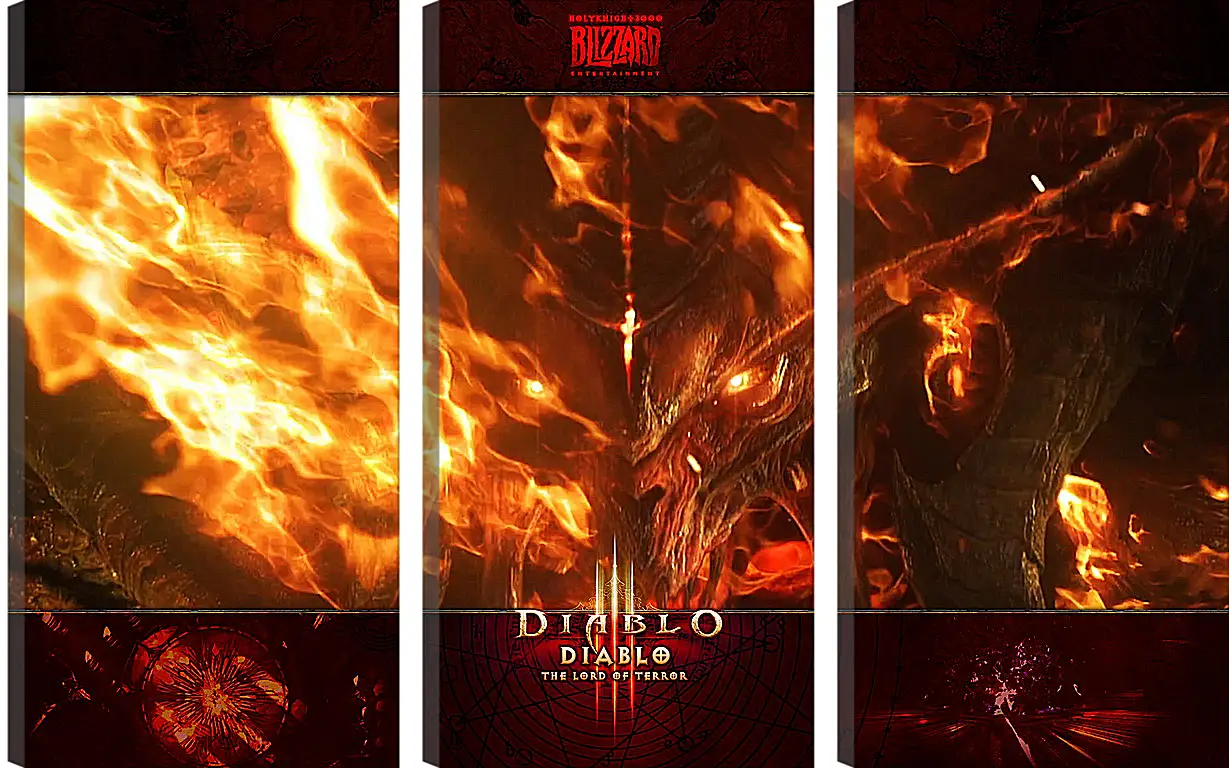 Модульная картина - Diablo III