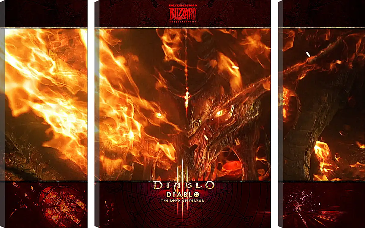 Модульная картина - Diablo III