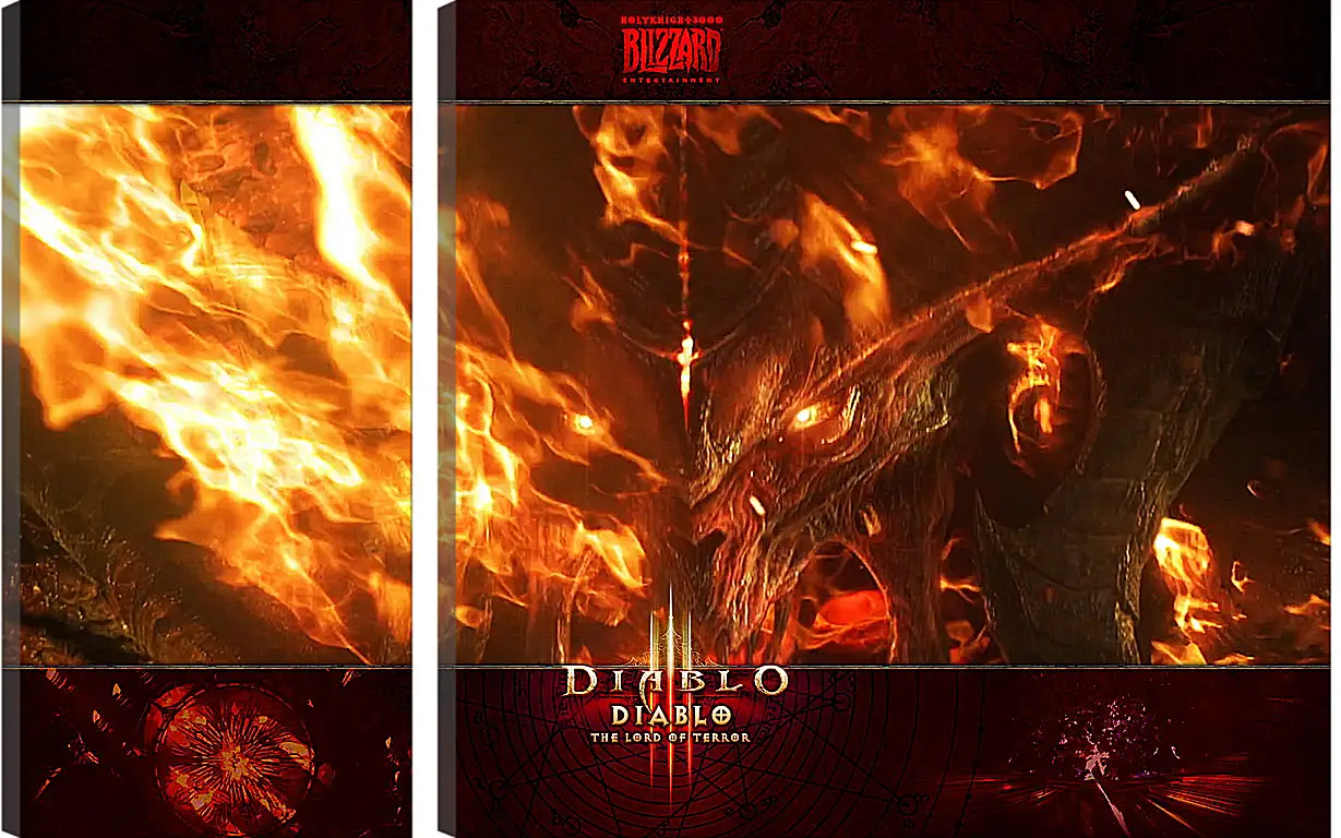 Модульная картина - Diablo III