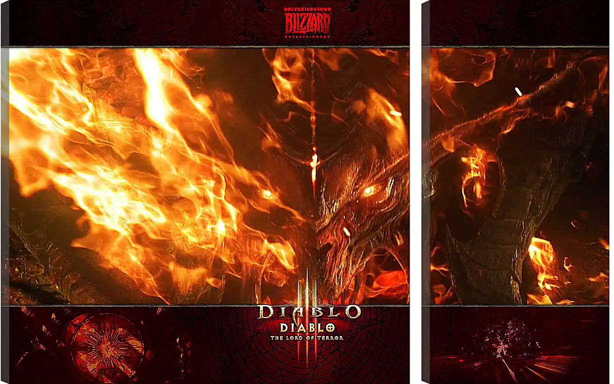 Модульная картина - Diablo III