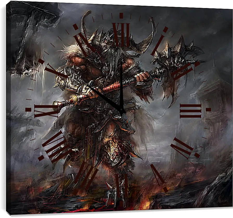 Часы картина - Diablo III