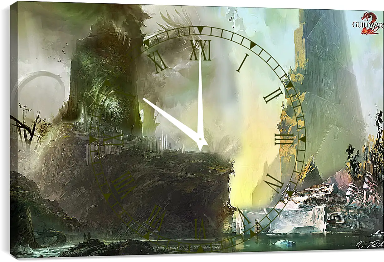 Часы картина - Guild Wars 2
