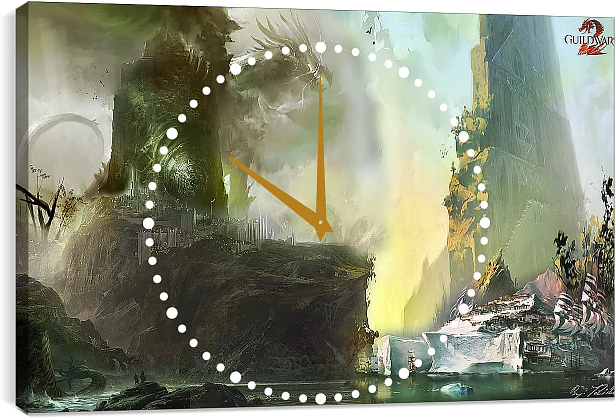 Часы картина - Guild Wars 2

