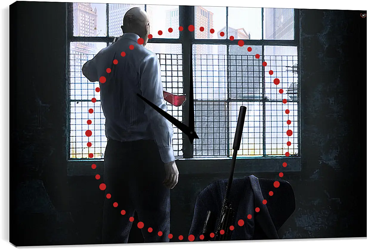 Часы картина - Hitman
