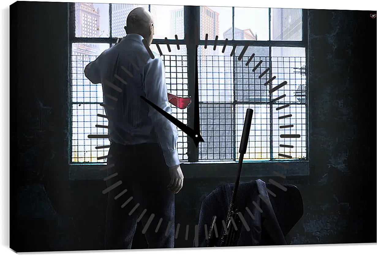 Часы картина - Hitman
