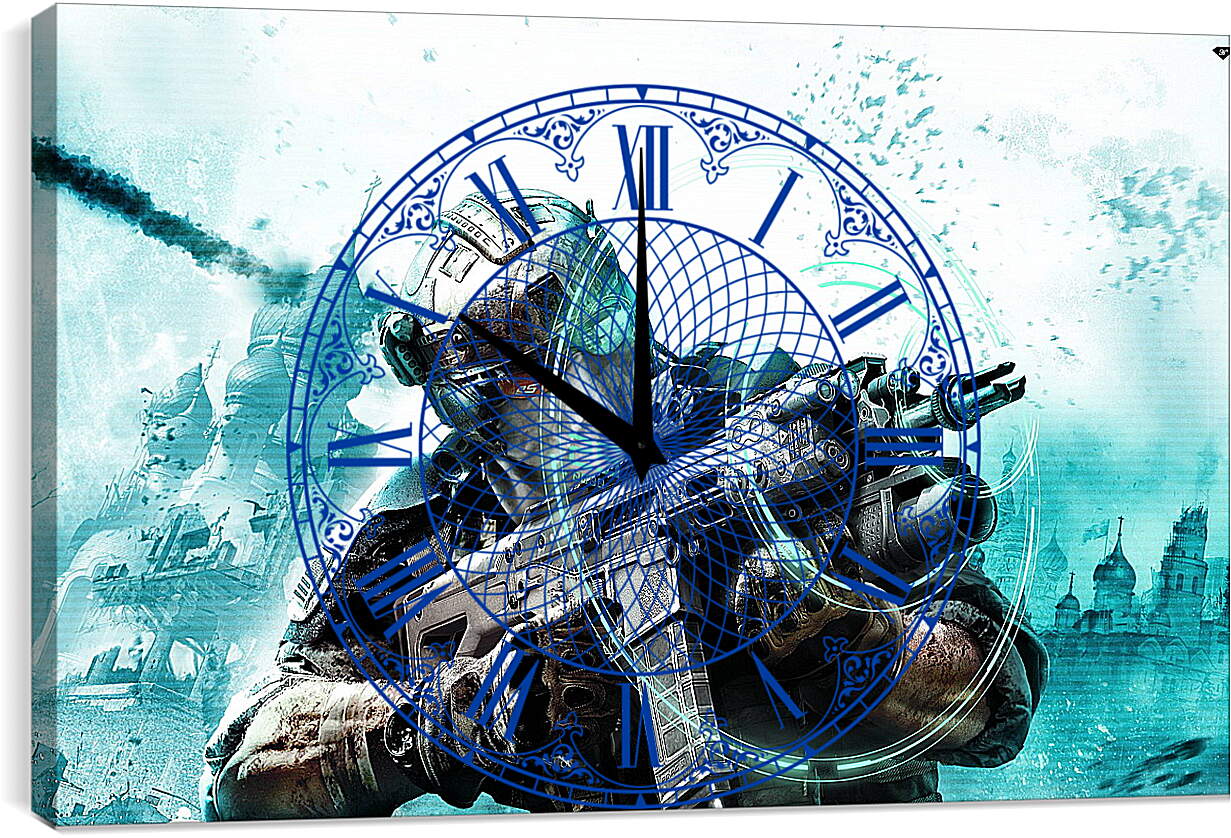 Часы картина - Ghost Recon
