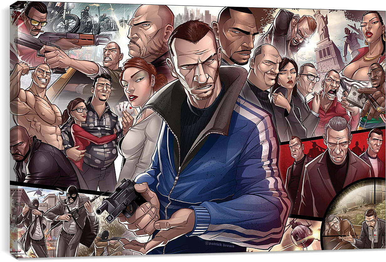 Постер и плакат - Grand Theft Auto
