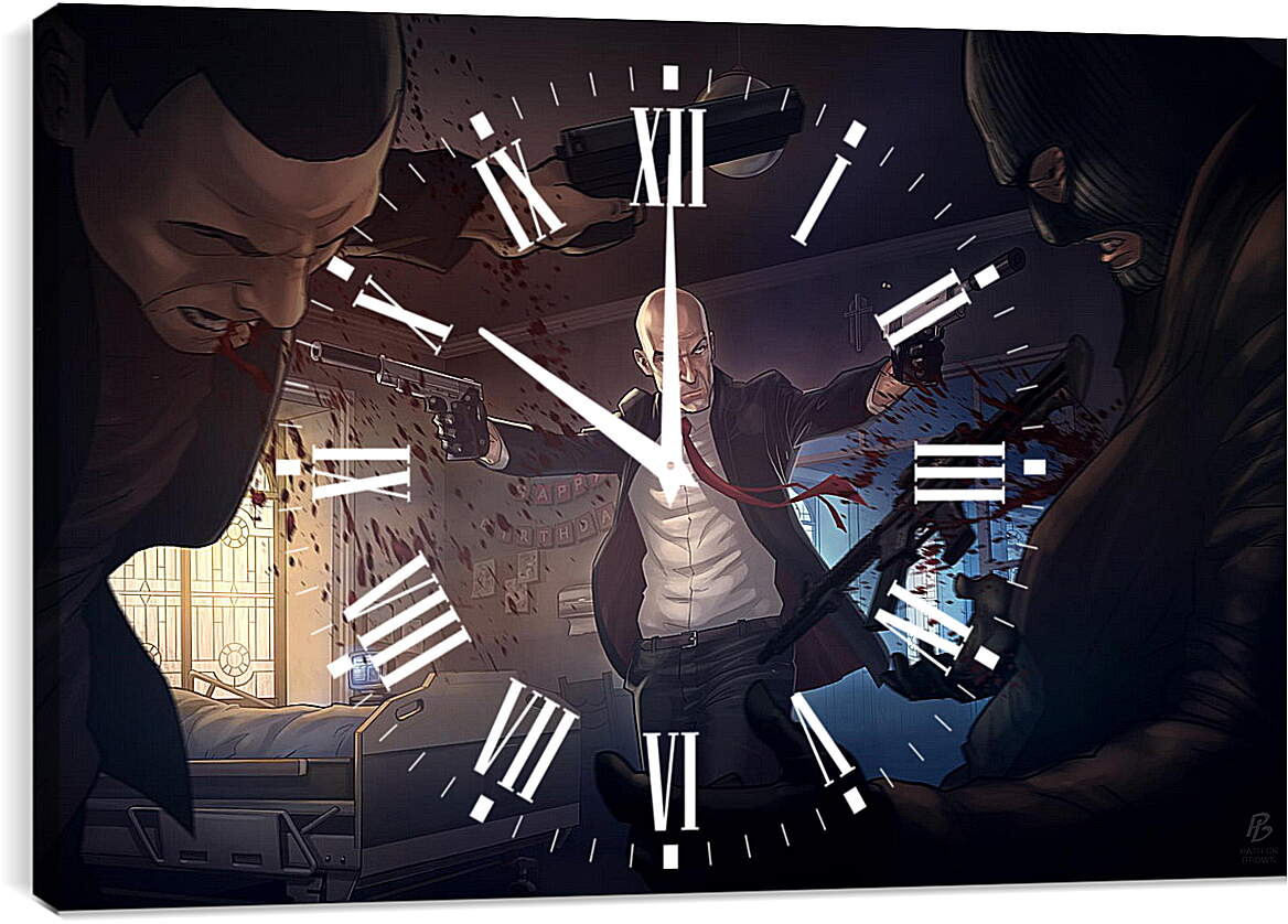 Часы картина - Hitman
