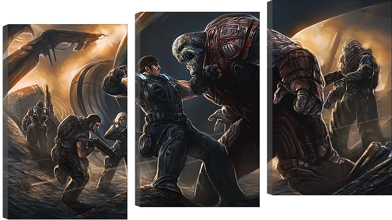 Модульная картина - Gears Of War
