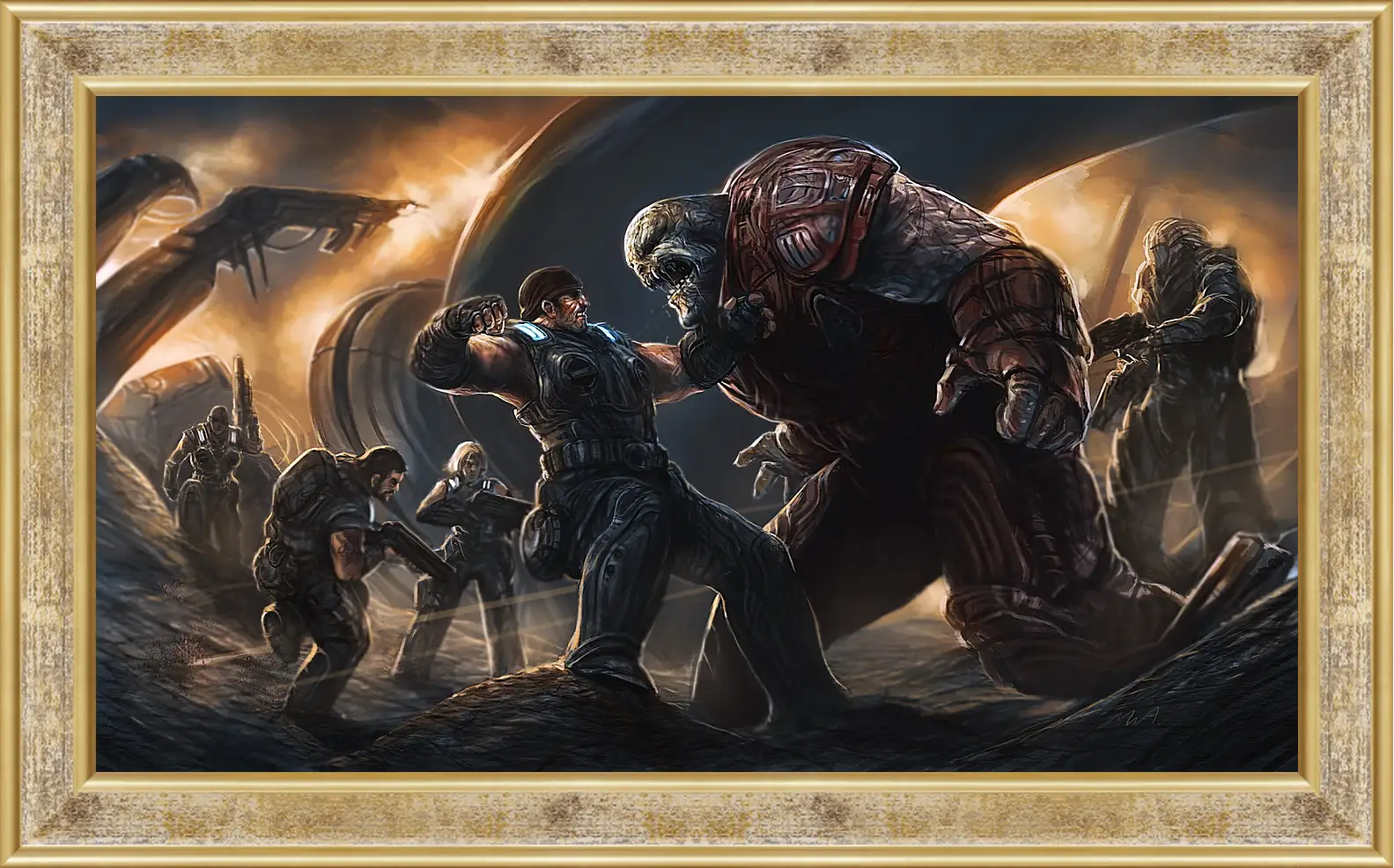 Картина в раме - Gears Of War
