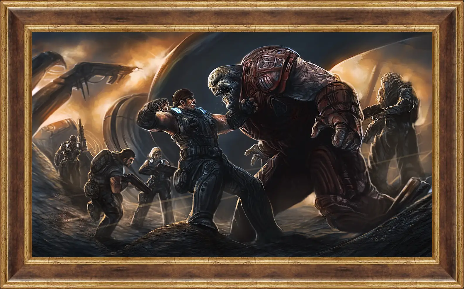 Картина в раме - Gears Of War
