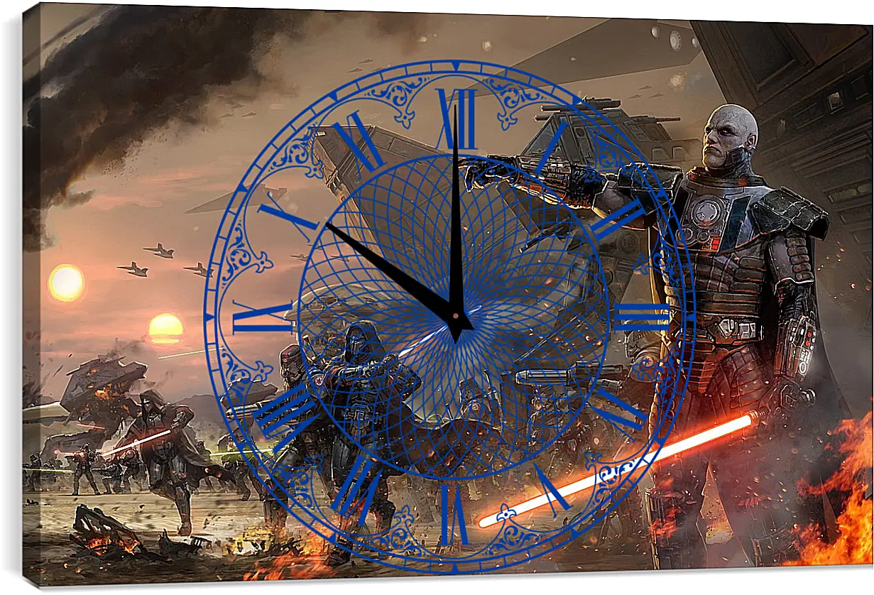 Часы картина - Star Wars
