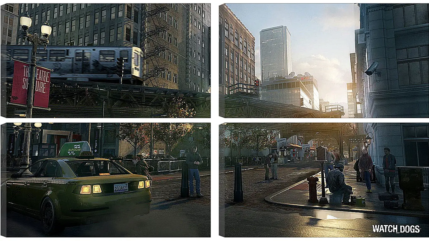 Модульная картина - Watch Dogs