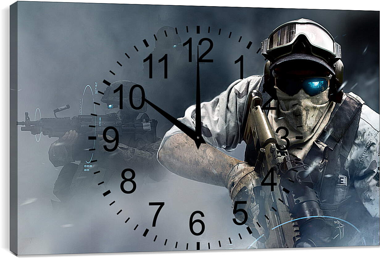 Часы картина - Ghost Recon
