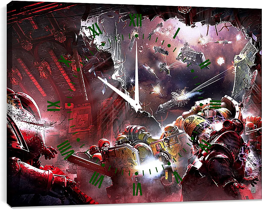 Часы картина - Warhammer