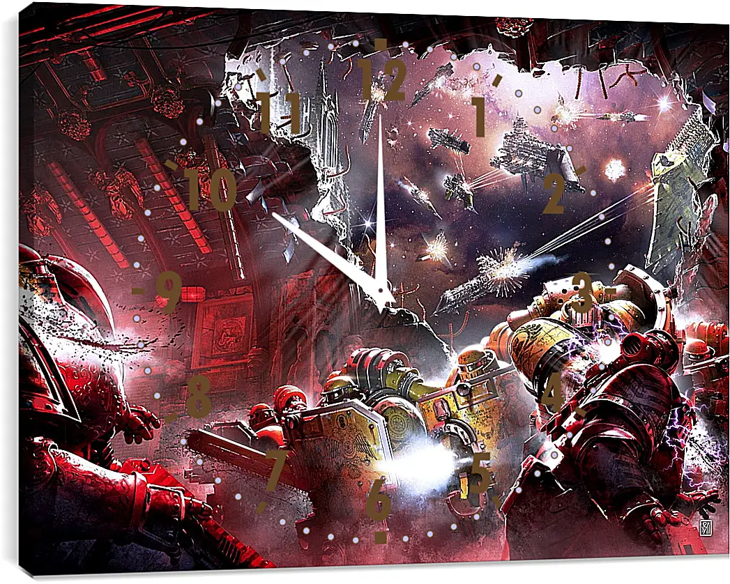 Часы картина - Warhammer