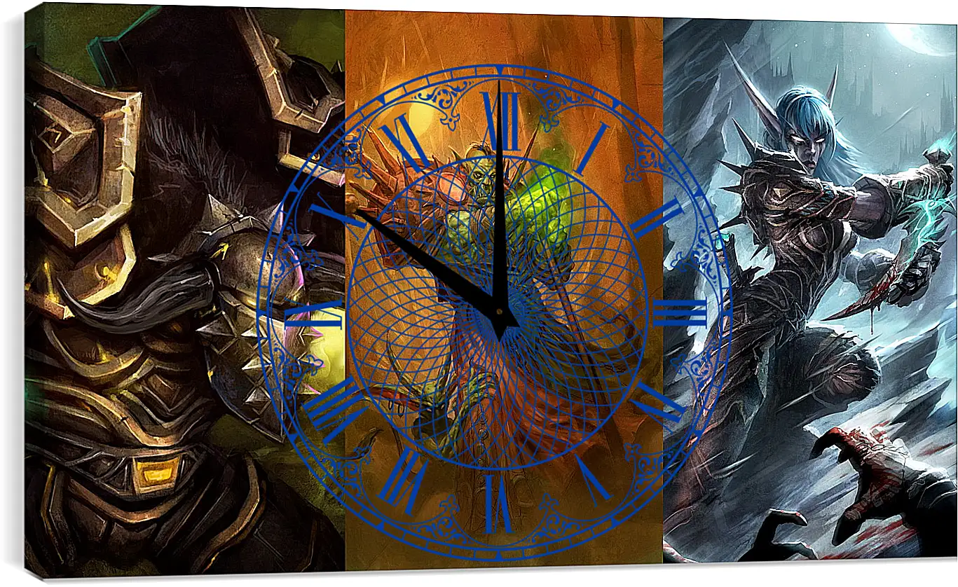 Часы картина - World Of Warcraft