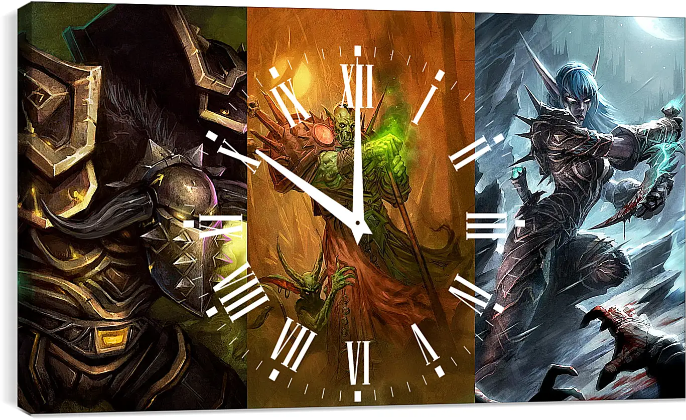 Часы картина - World Of Warcraft