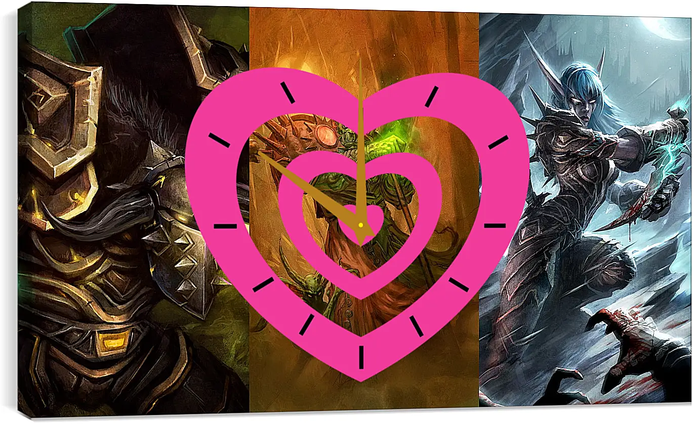 Часы картина - World Of Warcraft