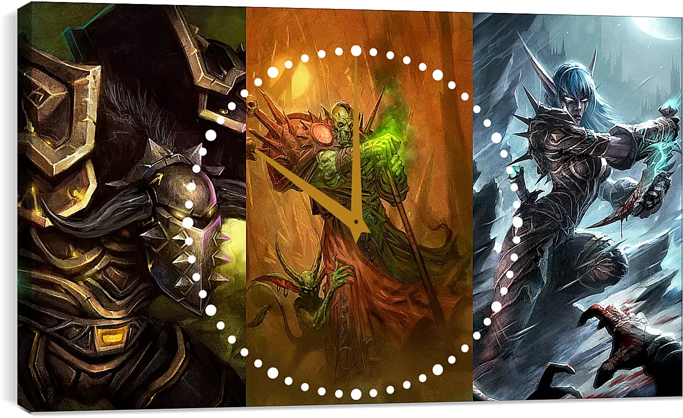 Часы картина - World Of Warcraft