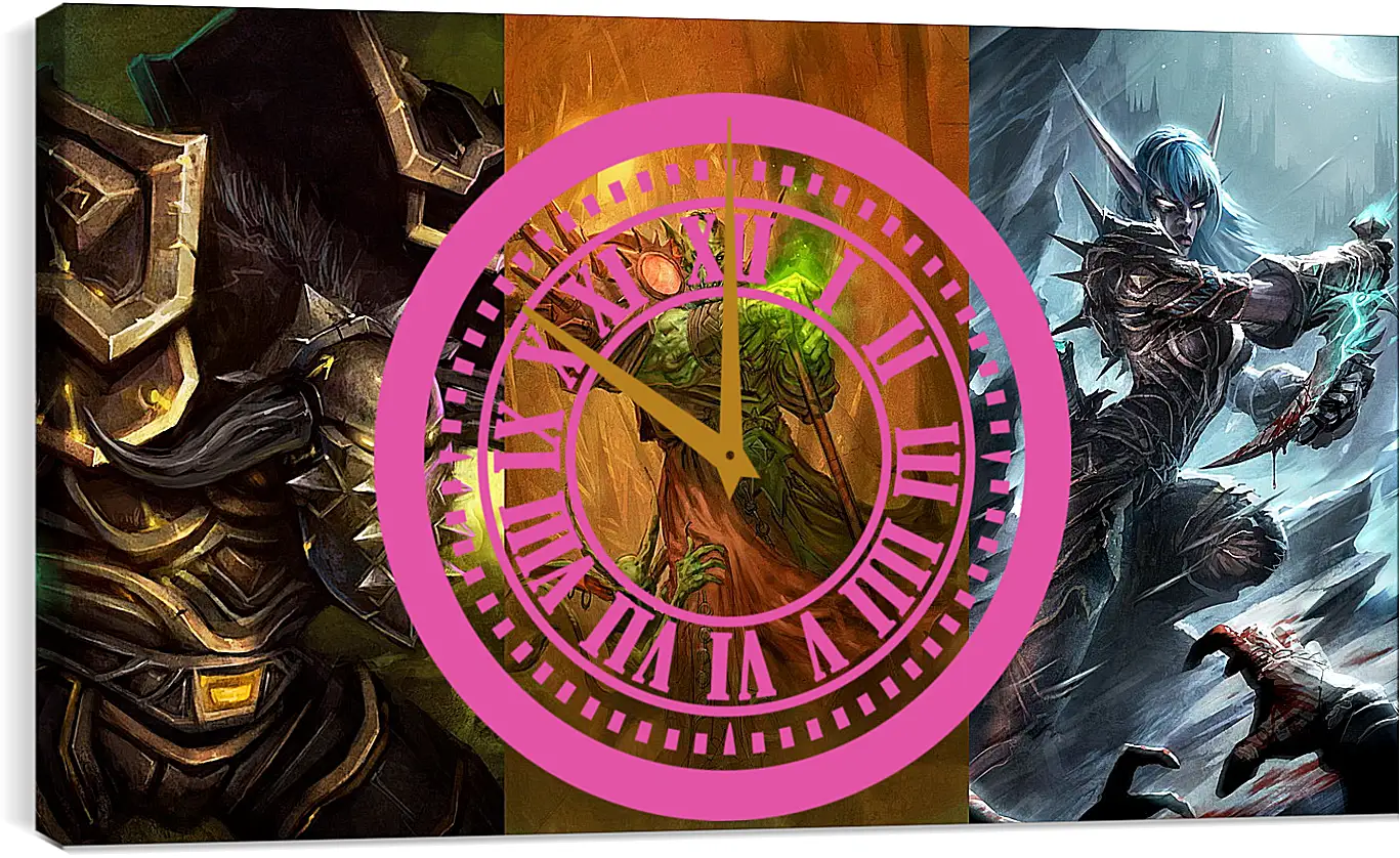 Часы картина - World Of Warcraft