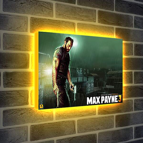 Лайтбокс световая панель - Max Payne
