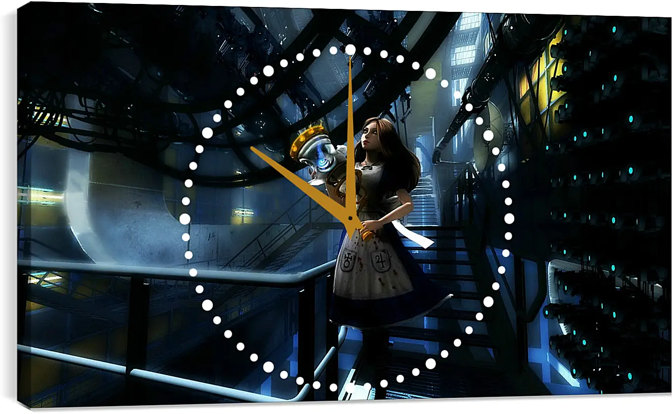 Часы картина - Alice: Madness Returns
