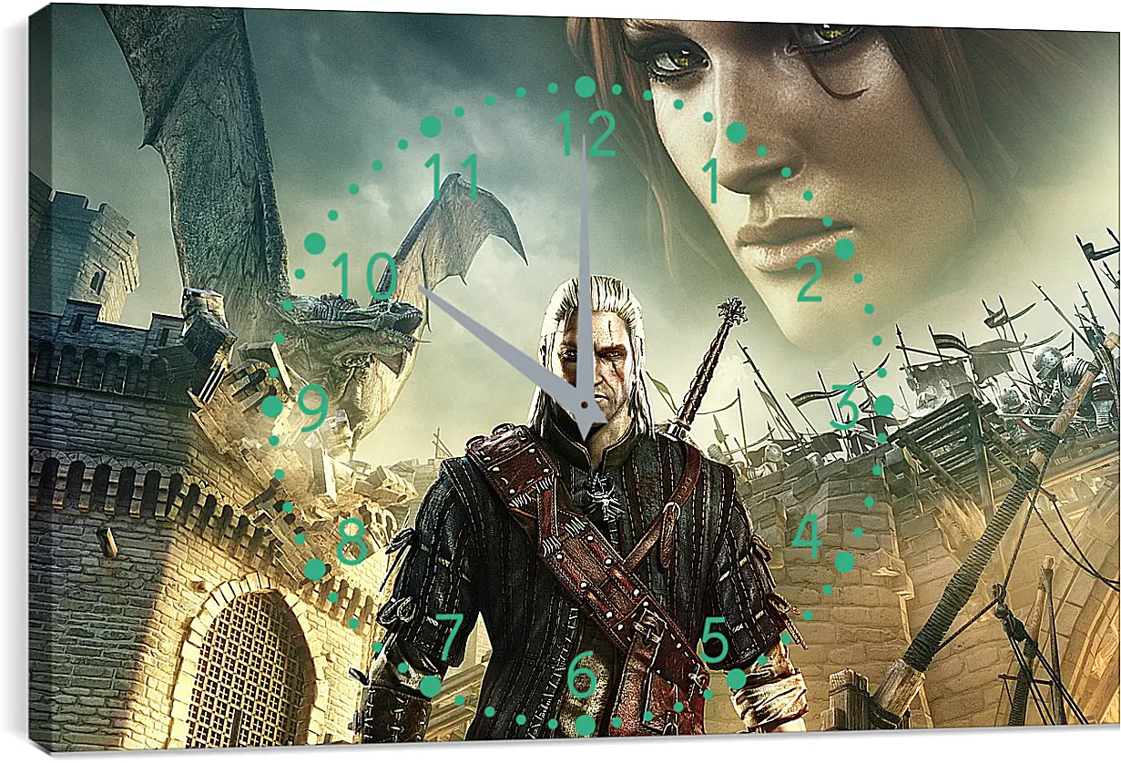 Часы картина - The Witcher 2: Assassins Of Kings