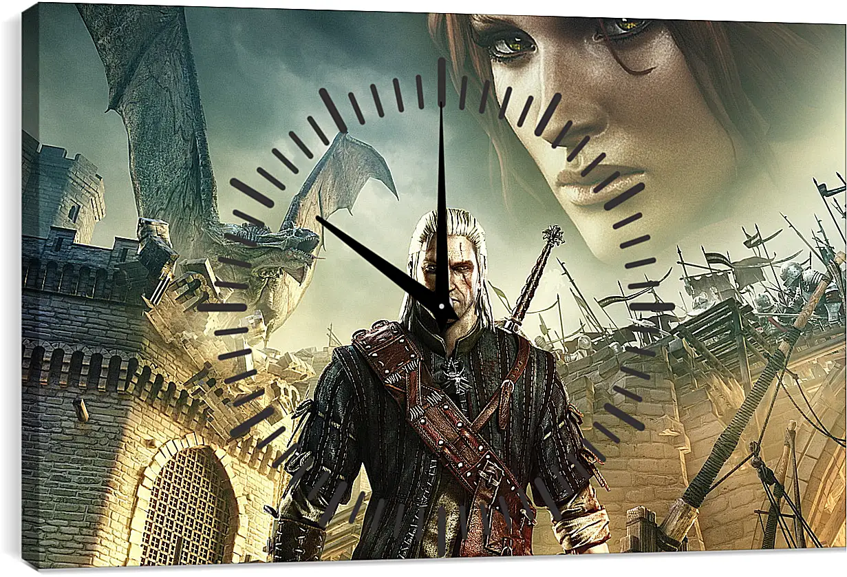 Часы картина - The Witcher 2: Assassins Of Kings