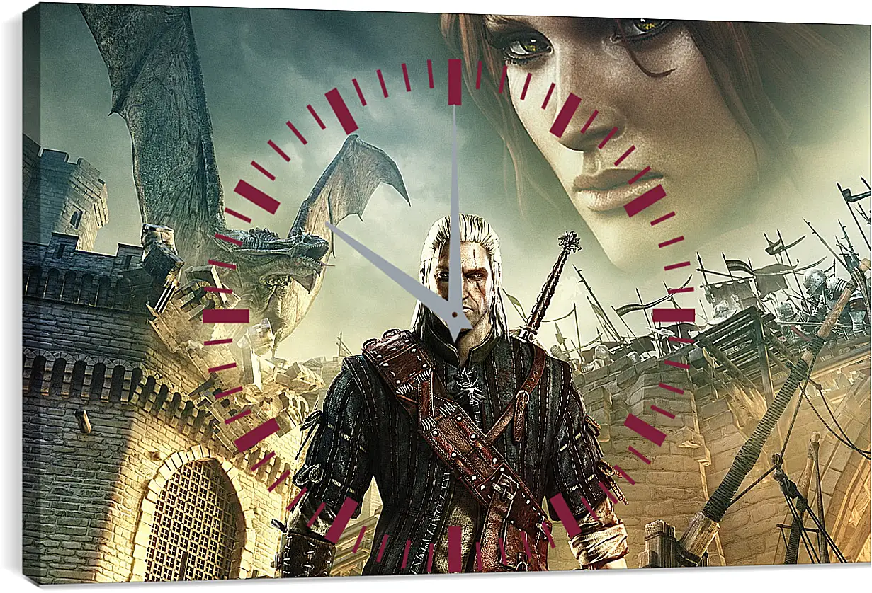 Часы картина - The Witcher 2: Assassins Of Kings