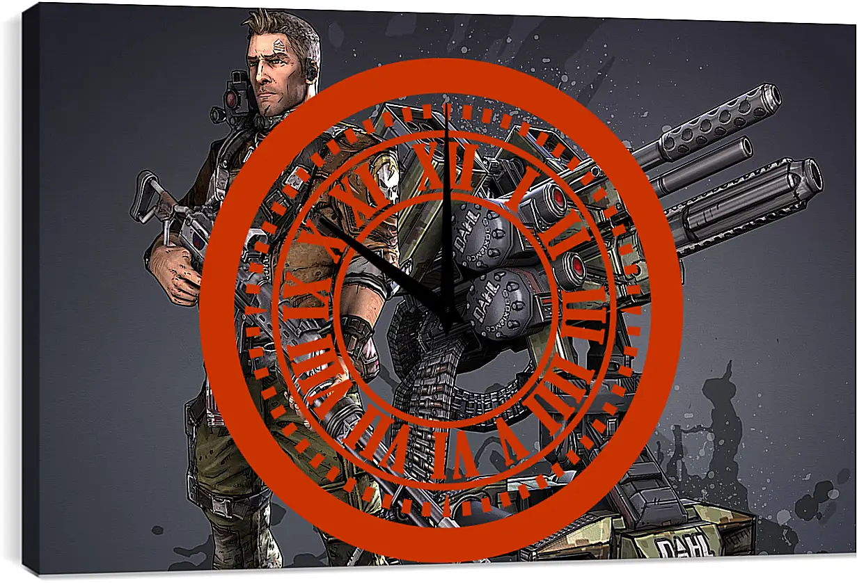 Часы картина - Borderlands 2
