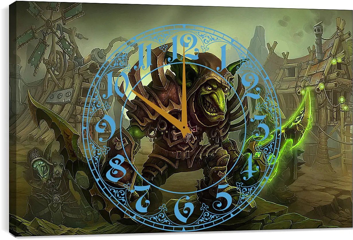 Часы картина - World Of Warcraft