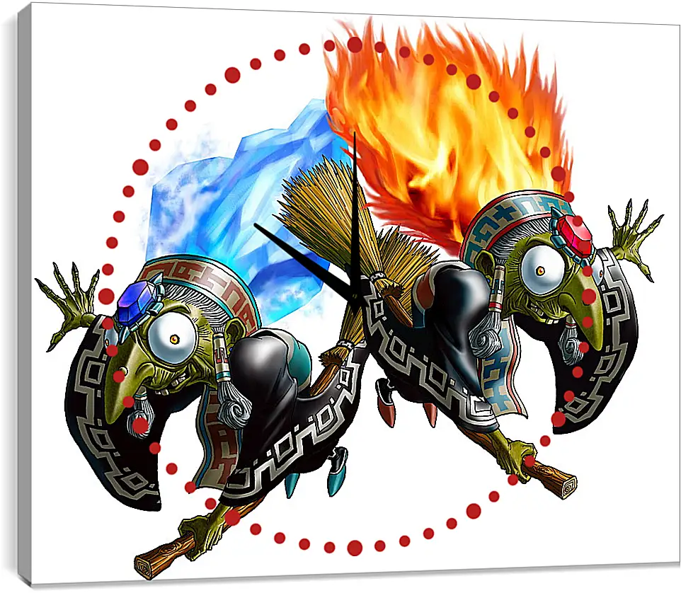 Часы картина - Zelda
