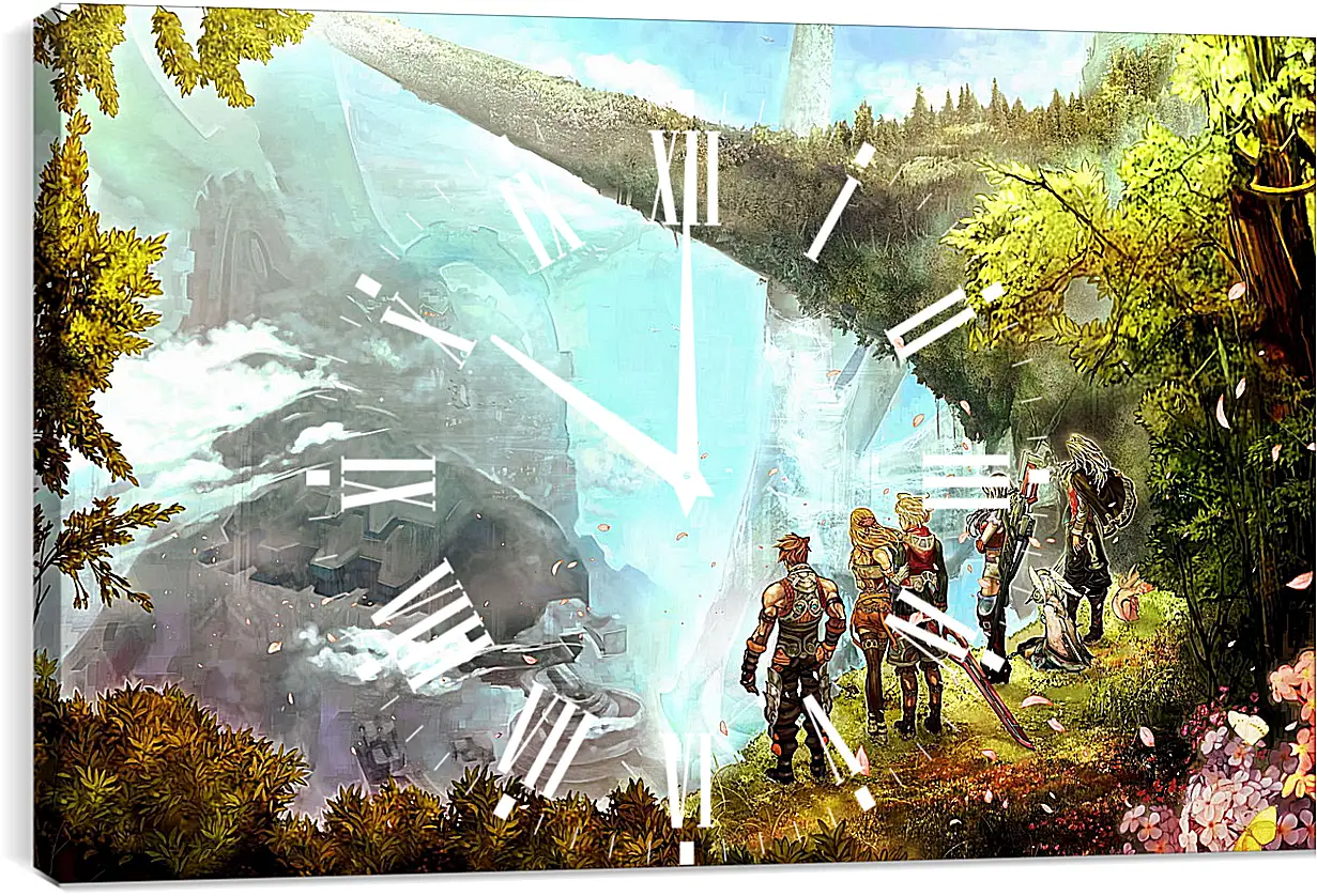 Часы картина - Xenoblade Chronicles
