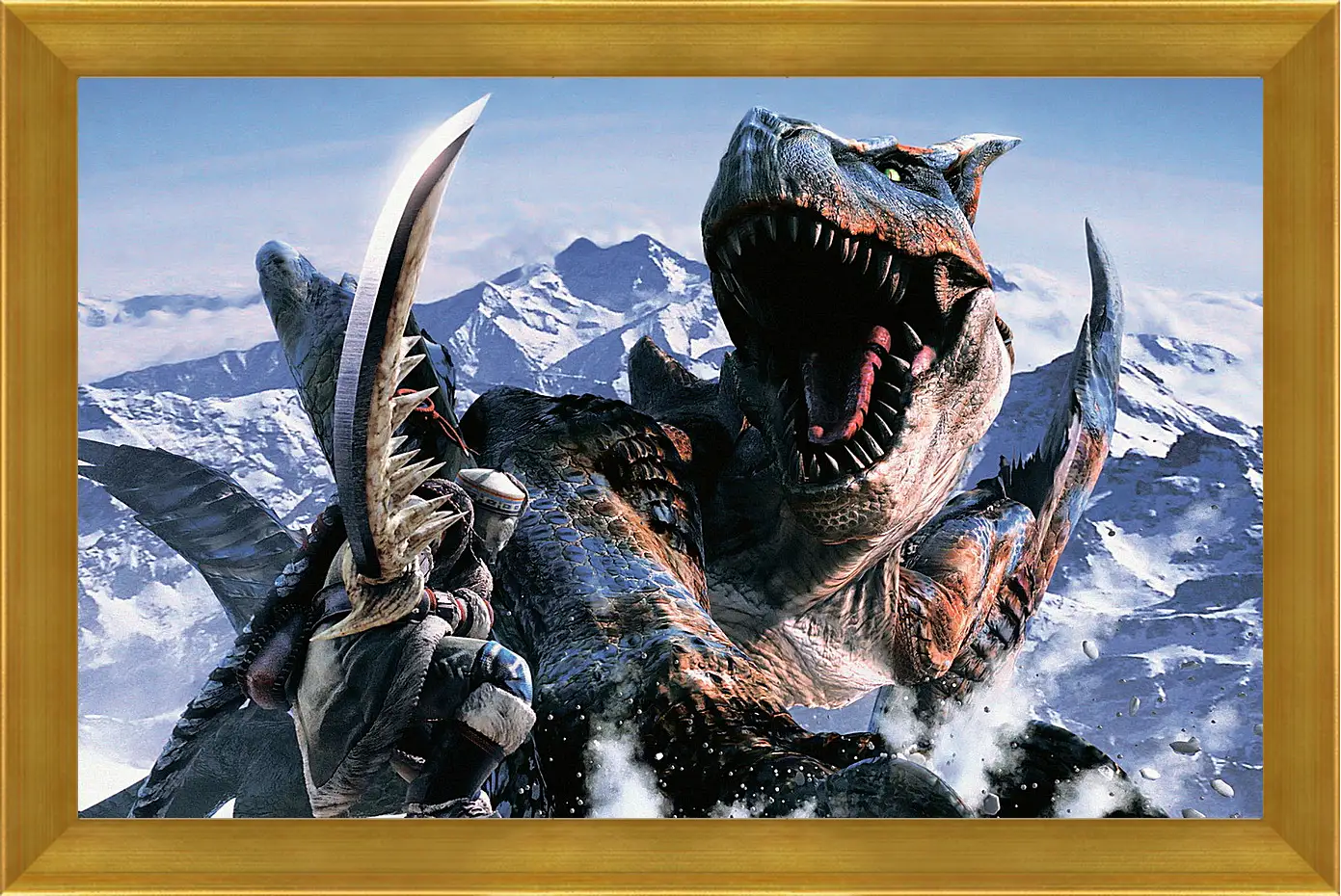 Картина в раме - Monster Hunter
