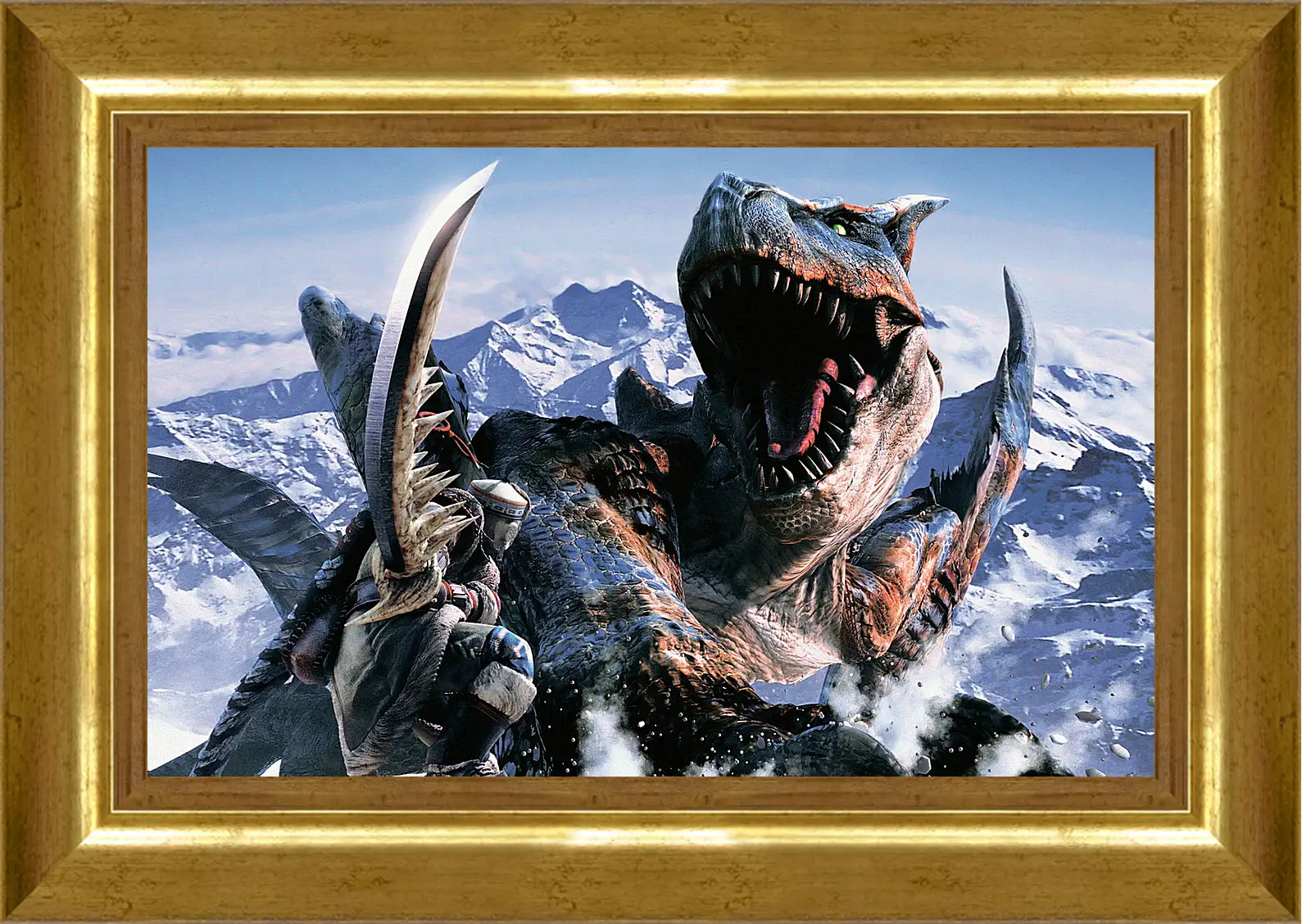 Картина в раме - Monster Hunter
