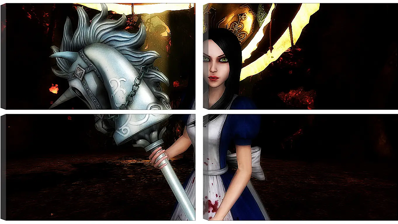 Модульная картина - Alice: Madness Returns
