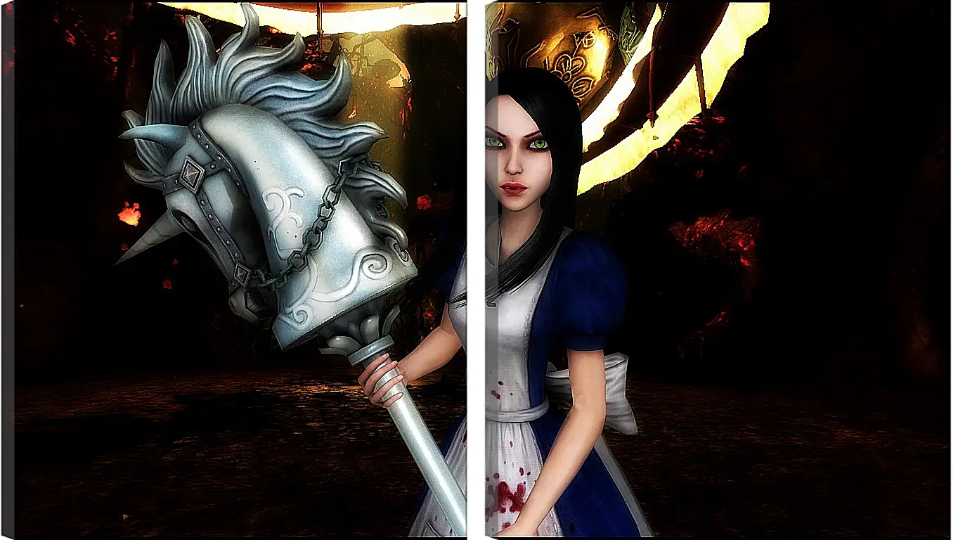 Модульная картина - Alice: Madness Returns
