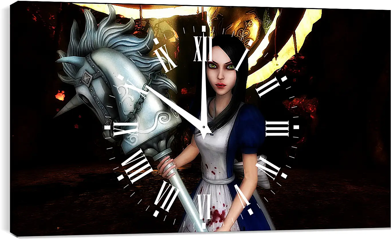 Часы картина - Alice: Madness Returns
