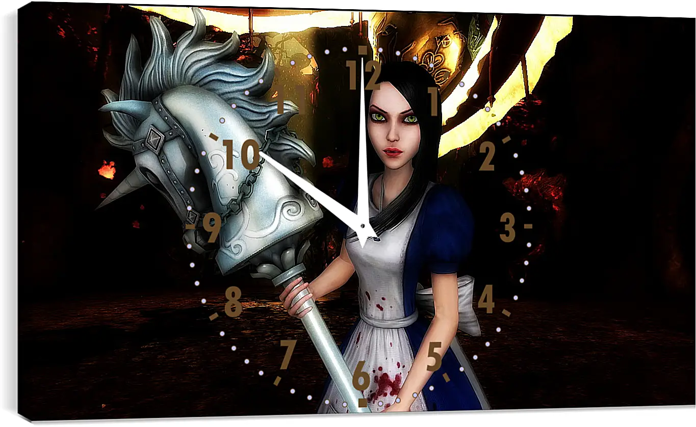 Часы картина - Alice: Madness Returns
