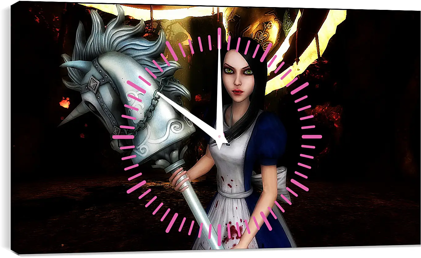 Часы картина - Alice: Madness Returns
