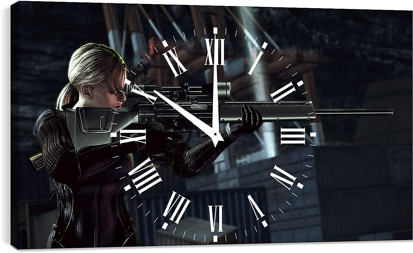 Часы картина - Resident Evil