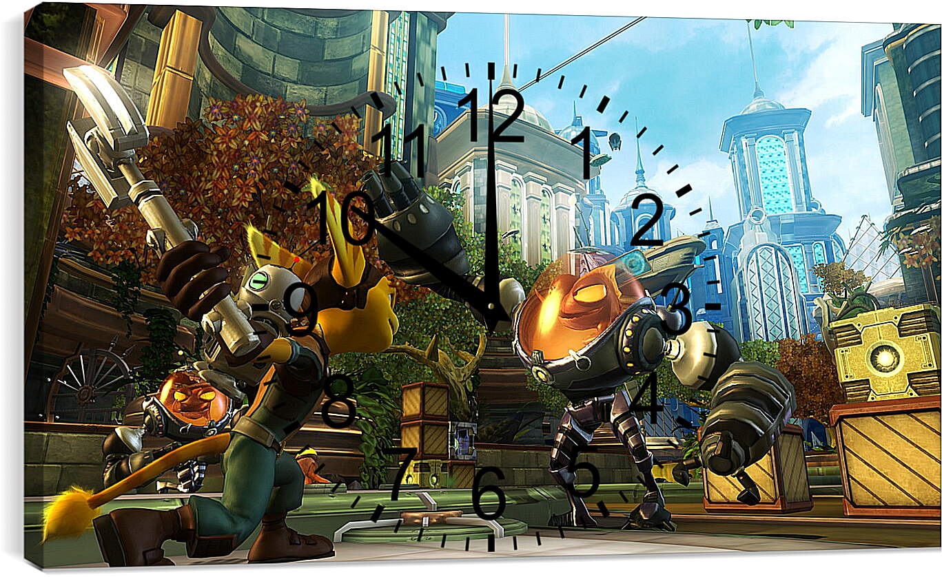 Часы картина - Ratchet And Clank
