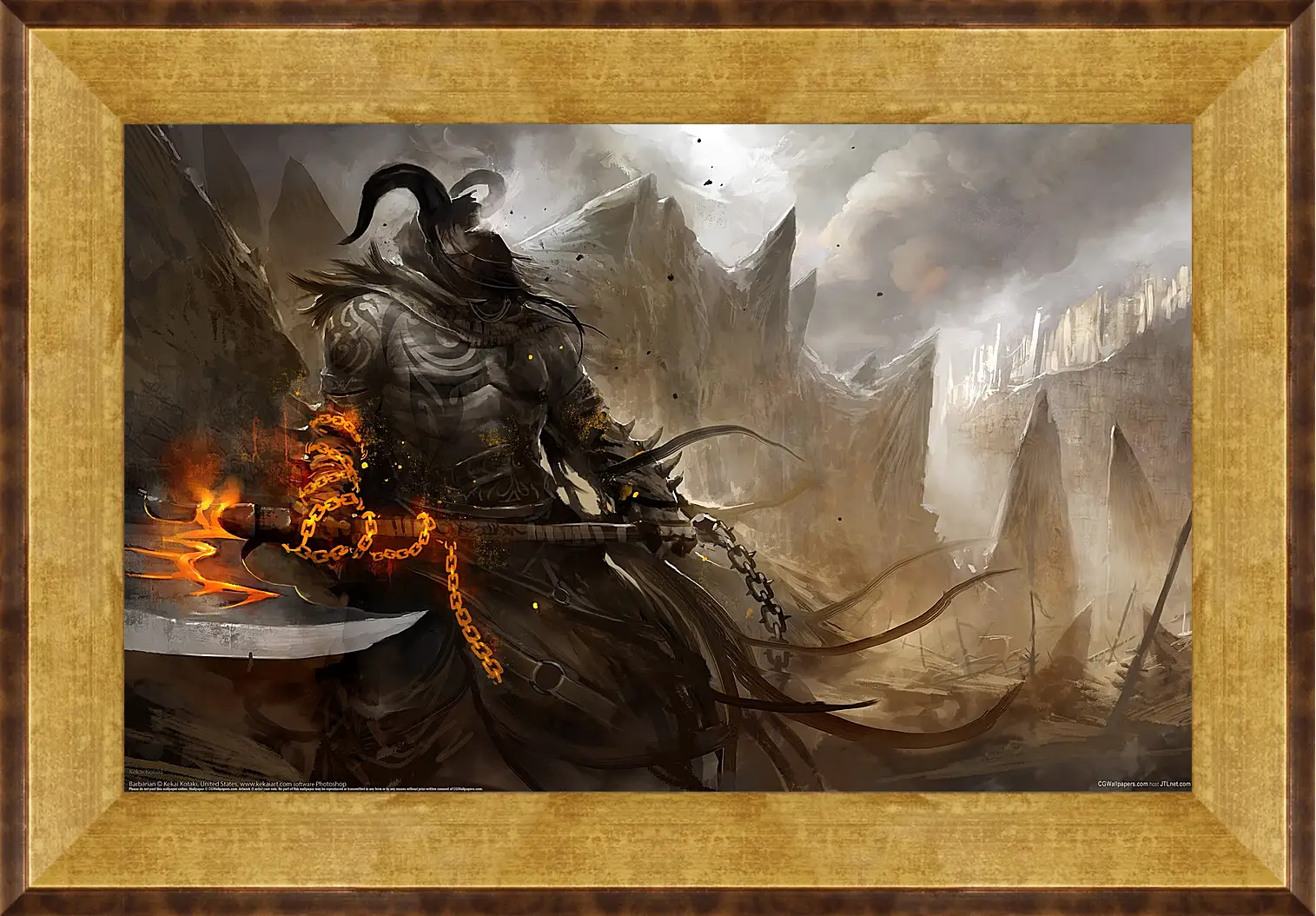 Картина в раме - Guild Wars
