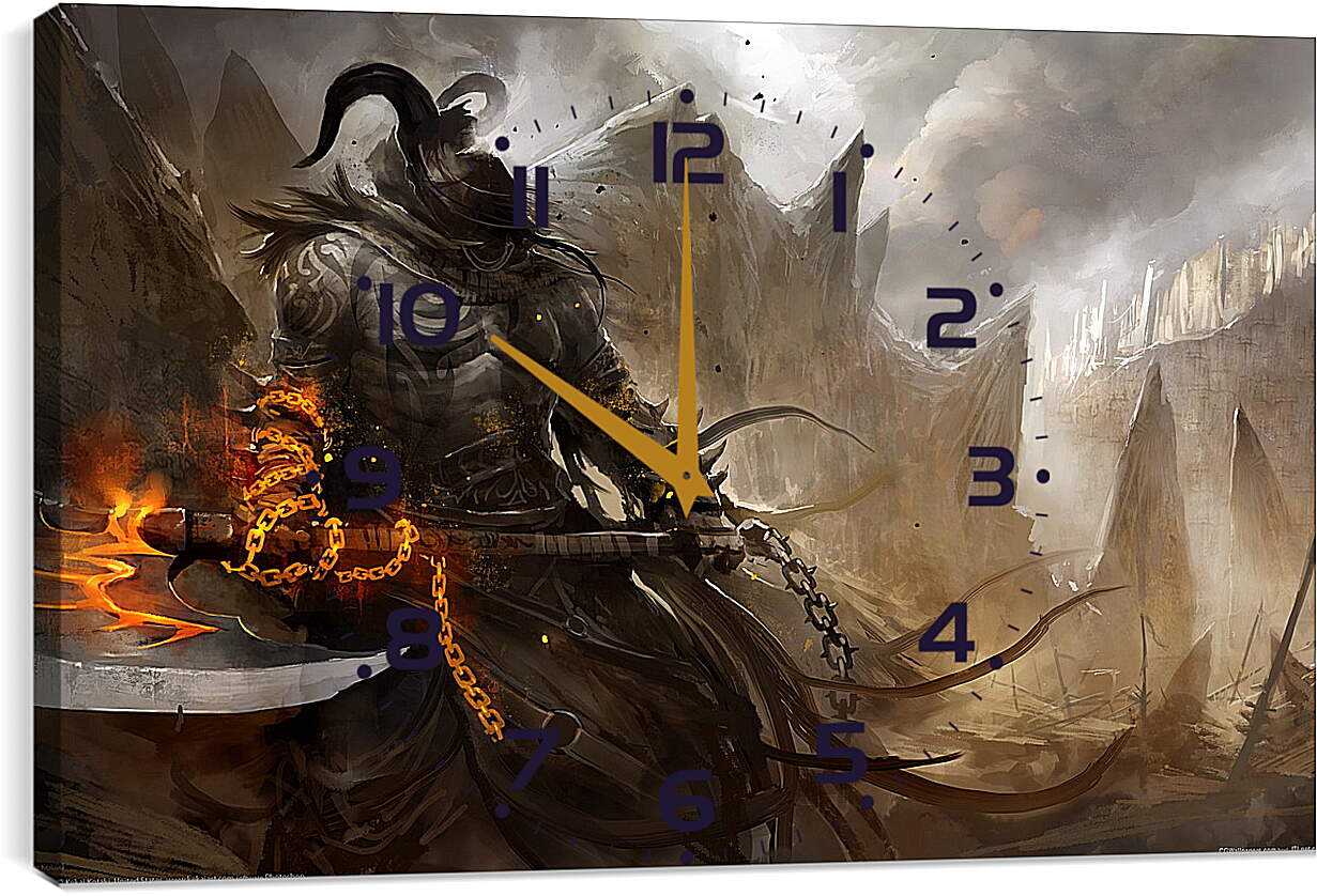 Часы картина - Guild Wars
