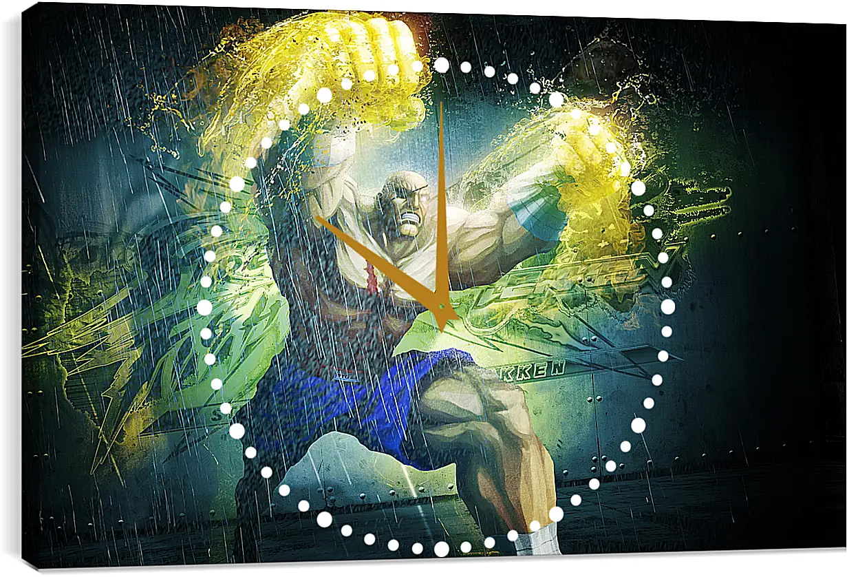 Часы картина - Street Fighter X Tekken
