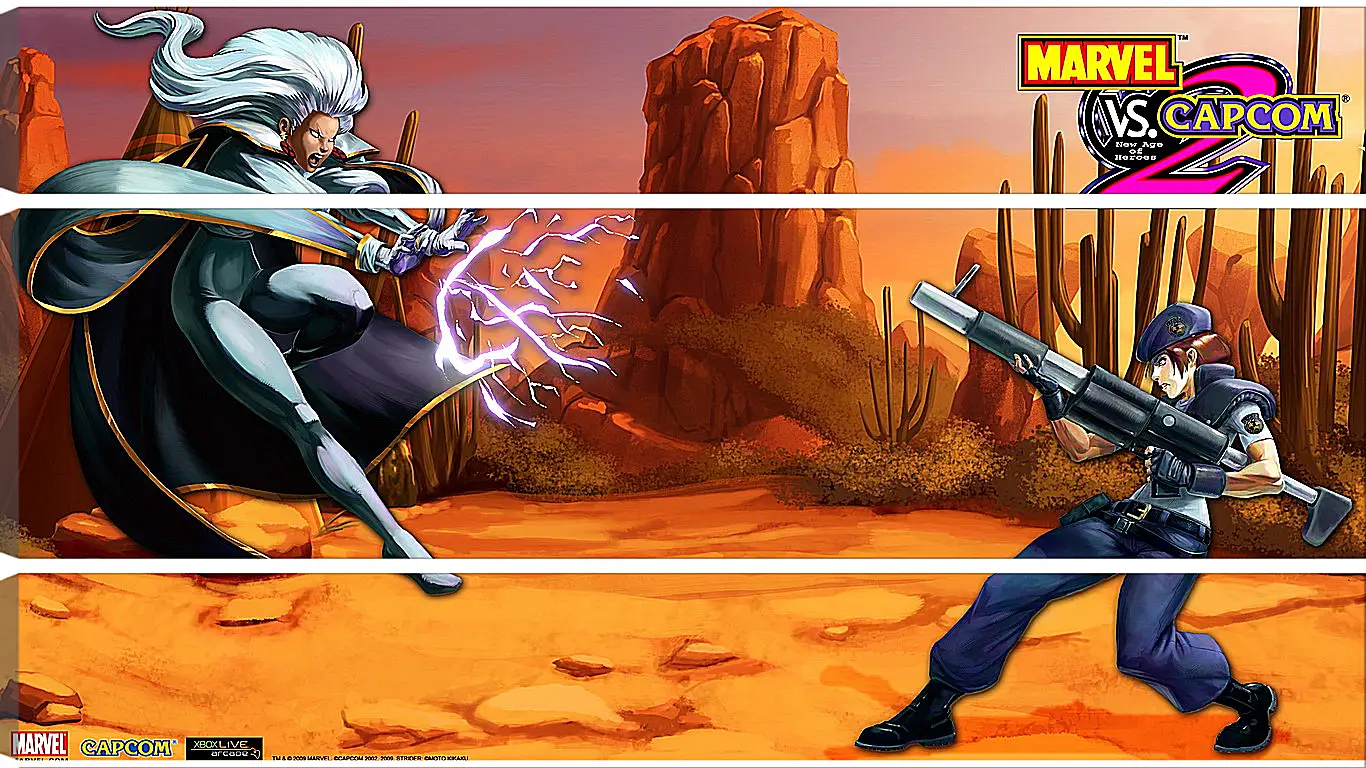 Модульная картина - Marvel Vs. Capcom 2
