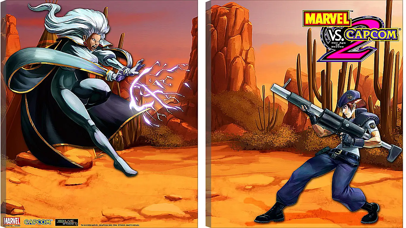 Модульная картина - Marvel Vs. Capcom 2
