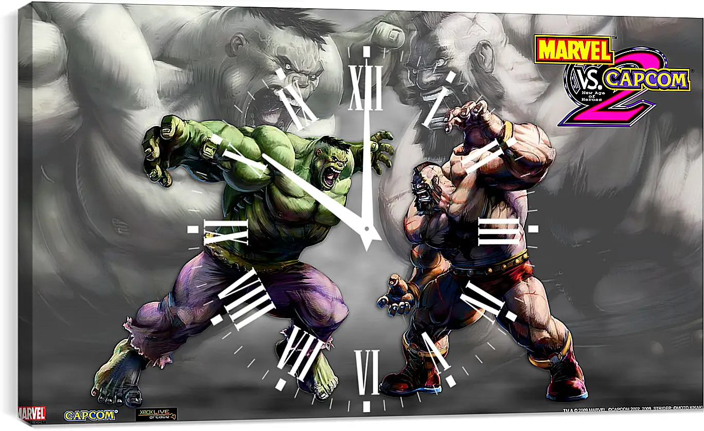 Часы картина - Marvel Vs. Capcom 2
